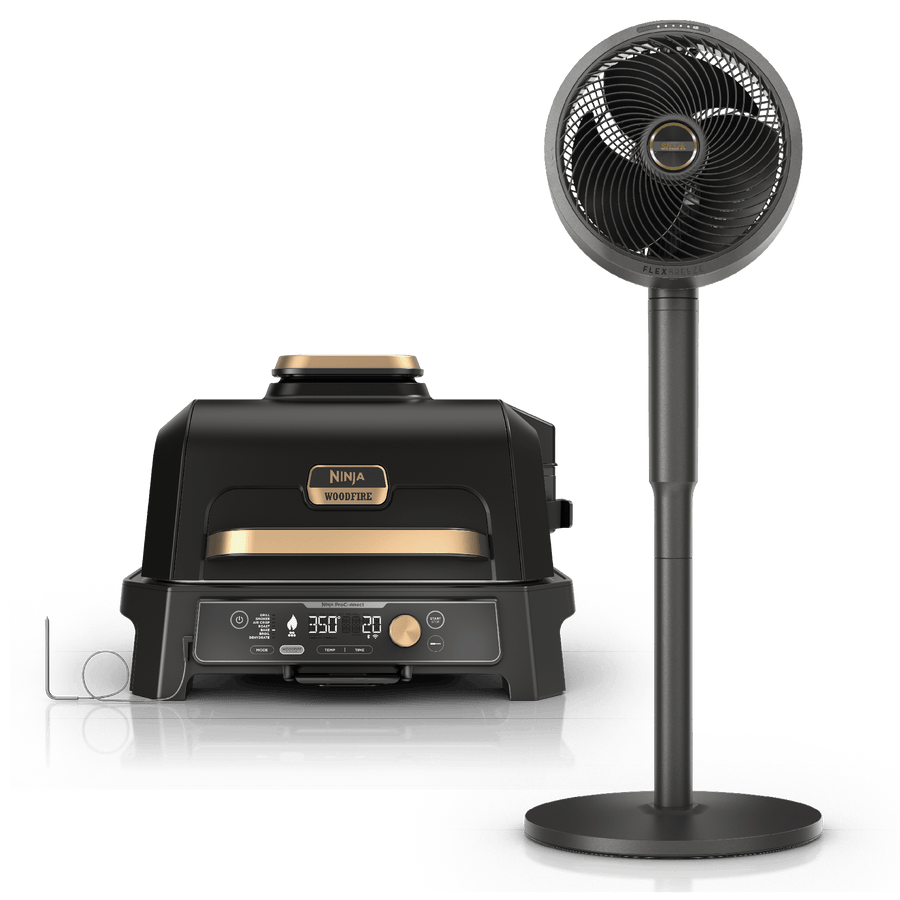 Ninja Woodfire XL Grill and Shark Fan Bundle