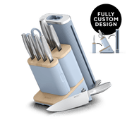 Ninja NeverDull® Pro 10-Piece Premium Kitchen Knife Set & Steak Knives in Chai Pink